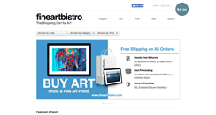 Desktop Screenshot of fineartbistro.com